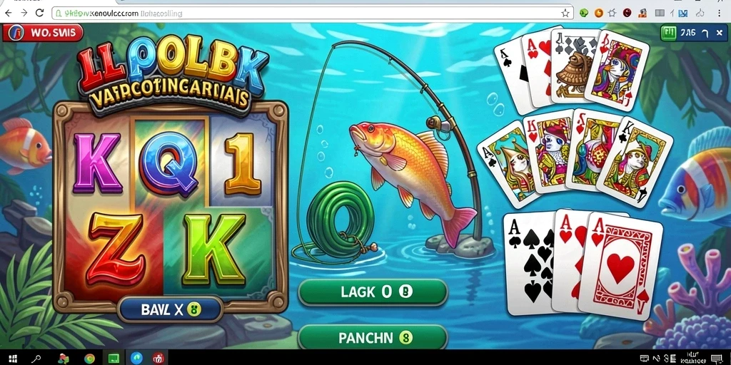 Screenshot memperlihatkan variasi tema slot yang beragam.