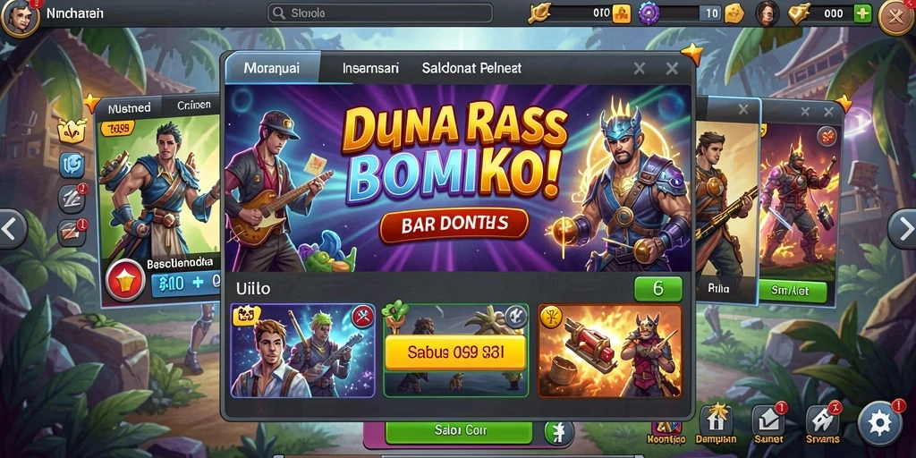 Screenshot menunjukkan variasi permainan yang tersedia di aplikasi REJEKIBET.